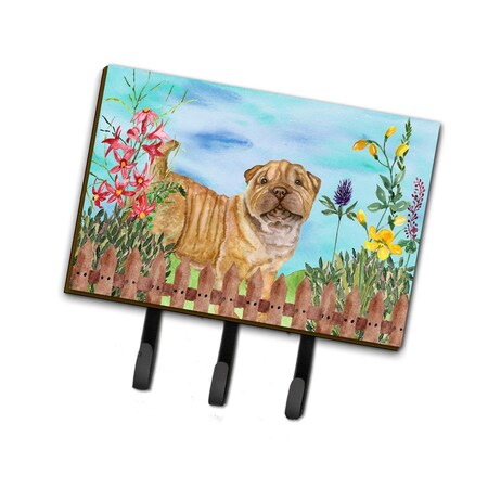 Jensendistributionservices Shar Pei Puppy Spring Leash or Key Holder MI1711322
